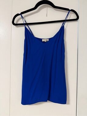 Wilfred Cobalt Blue Spaghetti-Strap V-Neck Camisole